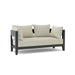 Anderson Teak Loveseat Natural Anderson Teak Coronado Outdoor Deep Seating Aluminum Loveseat