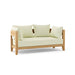 Anderson Teak Loveseat Natural Anderson Teak Coronado Outdoor Wood Deep Seating Loveseat