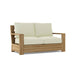 Anderson Teak Loveseat Natural Anderson Teak Madera Outdoor Wood Deep Seating Loveseat