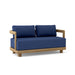 Anderson Teak Loveseat Navy Anderson Teak Granada Outdoor Deep Seating Loveseat