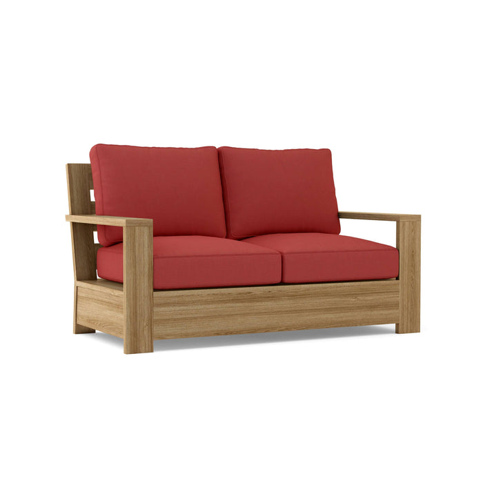 Anderson Teak Loveseat Pomegranate Anderson Teak Madera Outdoor Wood Deep Seating Loveseat