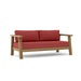 Anderson Teak Loveseat Pomegranate Anderson Teak Palermo Outdoor Wood Deep Seating Loveseat