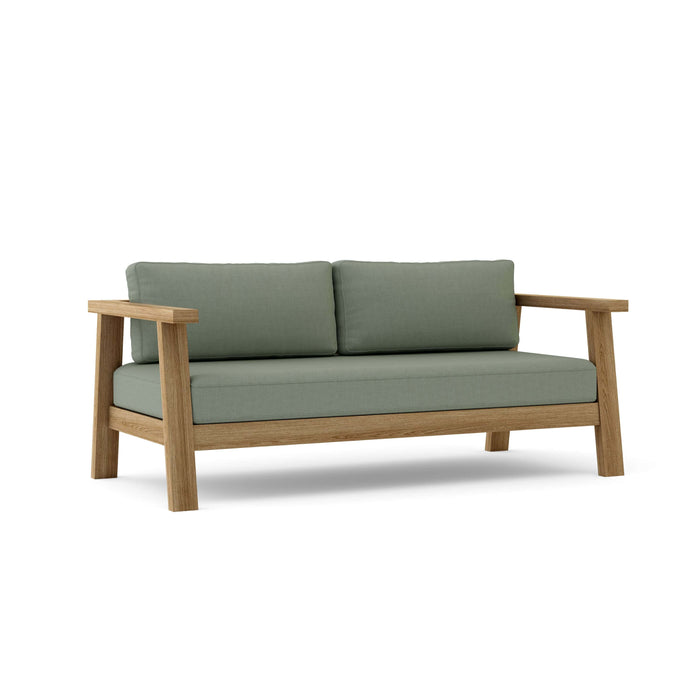 Anderson Teak Loveseat Sage Anderson Teak Palermo Outdoor Wood Deep Seating Loveseat