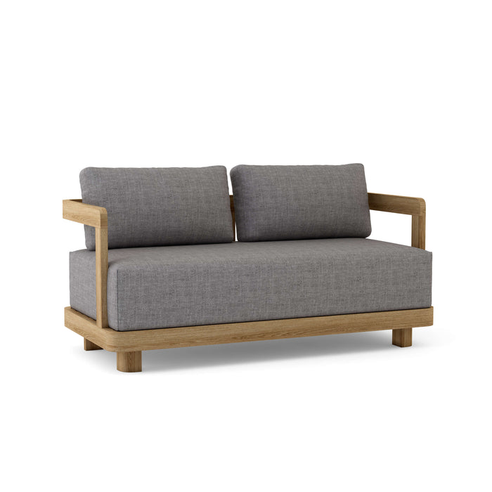 Anderson Teak Loveseat Slate Anderson Teak Granada Outdoor Deep Seating Loveseat