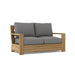 Anderson Teak Loveseat Slate Anderson Teak Madera Outdoor Wood Deep Seating Loveseat