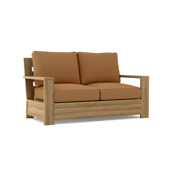 Anderson Teak Loveseat Teak Anderson Teak Madera Outdoor Wood Deep Seating Loveseat