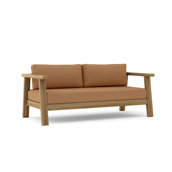 Anderson Teak Loveseat Teak Anderson Teak Palermo Outdoor Wood Deep Seating Loveseat