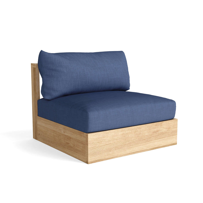 Anderson Teak Modular Chair Anderson Teak Copacabana Outdoor Wood Deep Seating Center Modular