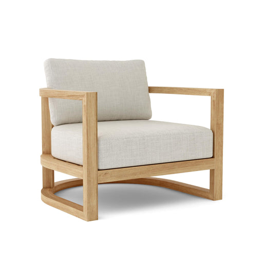 Anderson Teak Modular Chair Anderson Teak Junus Outdoor Wood Deep Seating Lounge Armchair