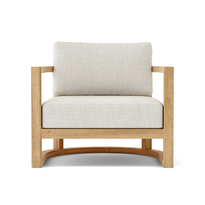 Anderson Teak Modular Chair Anderson Teak Junus Outdoor Wood Deep Seating Lounge Armchair