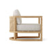 Anderson Teak Modular Chair Anderson Teak Junus Outdoor Wood Deep Seating Lounge Armchair