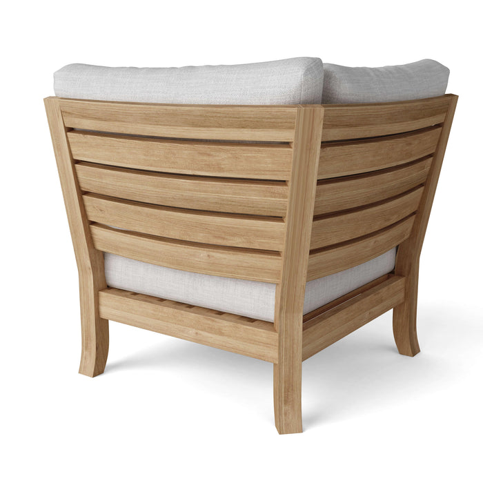 Anderson Teak Modular Chair Anderson Teak Luxe Outdoor Deep Seating Corner Modular