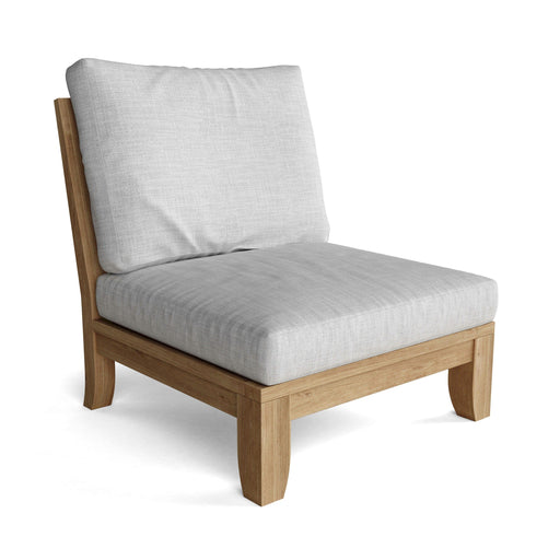 Anderson Teak Modular Chair Anderson Teak Riviera Outdoor Wood Deep Seating Center Modular