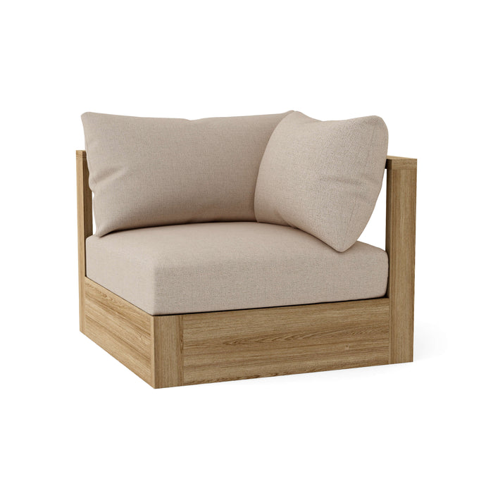 Anderson Teak Modular Chair Ash Anderson Teak Copacabana Outdoor Deep Seating Corner Modular