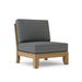 Anderson Teak Modular Chair Charcoal Anderson Teak Riviera Outdoor Wood Deep Seating Center Modular