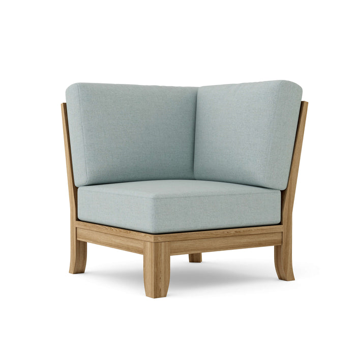 Anderson Teak Modular Chair Mist Anderson Teak Luxe Outdoor Deep Seating Corner Modular