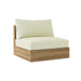 Anderson Teak Modular Chair Natural Anderson Teak Copacabana Outdoor Wood Deep Seating Center Modular