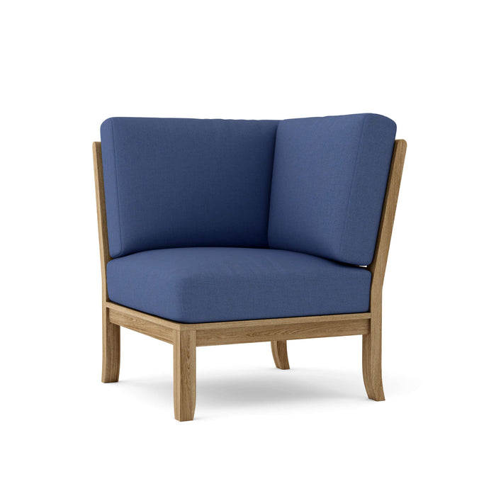 Anderson Teak Modular Chair Navy Anderson Teak Natsepa Outdoor Corner Modular Deep Seating