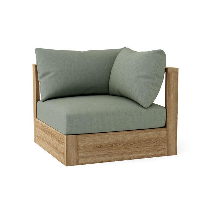 Anderson Teak Modular Chair Sage Anderson Teak Copacabana Outdoor Deep Seating Corner Modular