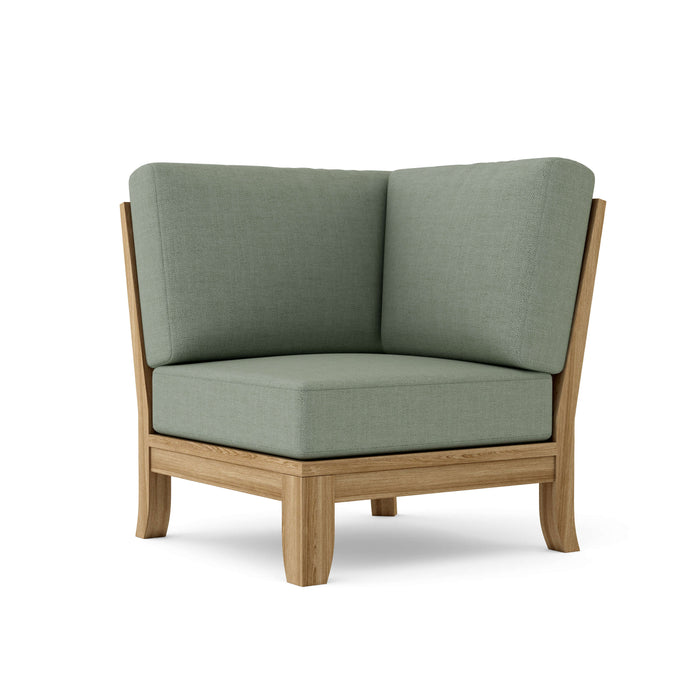 Anderson Teak Modular Chair Sage Anderson Teak Luxe Outdoor Deep Seating Corner Modular