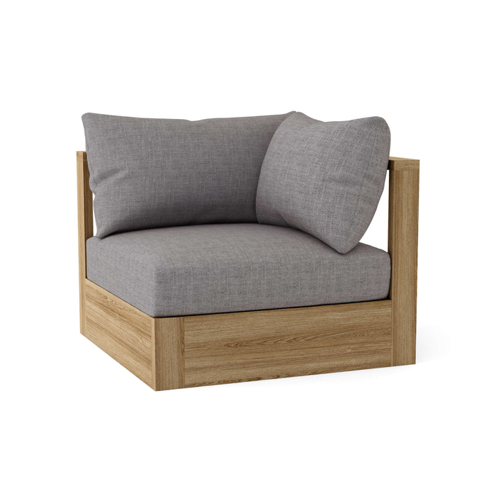 Anderson Teak Modular Chair Slate Anderson Teak Copacabana Outdoor Deep Seating Corner Modular