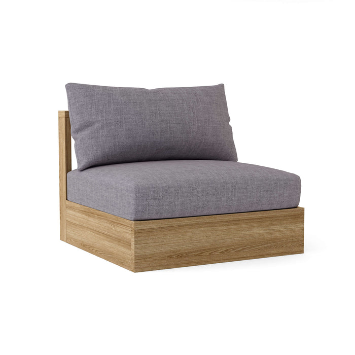 Anderson Teak Modular Chair Slate Anderson Teak Copacabana Outdoor Wood Deep Seating Center Modular