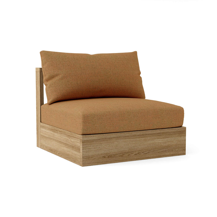 Anderson Teak Modular Chair Teak Anderson Teak Copacabana Outdoor Wood Deep Seating Center Modular