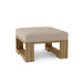 Anderson Teak Ottoman Ash Anderson Teak Capistrano Outdoor Wood Deep Seating Ottoman