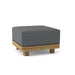 Anderson Teak Ottoman Charcoal Anderson Teak Granada Outdoor Wood Ottoman