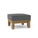 Anderson Teak Ottoman Charcoal Anderson Teak Riviera Outdoor Wood Ottoman