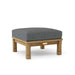 Anderson Teak Ottoman Charcoal Anderson Teak SouthBay Outdoor Wood Deep Seating Ottoman