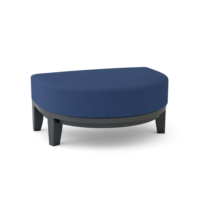 Anderson Teak Ottoman Navy Anderson Teak Coronado Outdoor Aluminum Ottoman