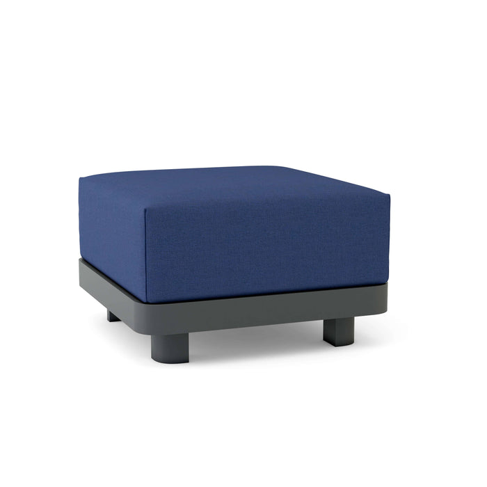 Anderson Teak Ottoman Navy Anderson Teak Granada Outdoor Aluminum Ottoman