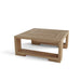 Anderson Teak Ottoman None Anderson Teak Capistrano Outdoor Wood Deep Seating Ottoman