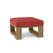 Anderson Teak Ottoman Pomegranate Anderson Teak Capistrano Outdoor Wood Deep Seating Ottoman