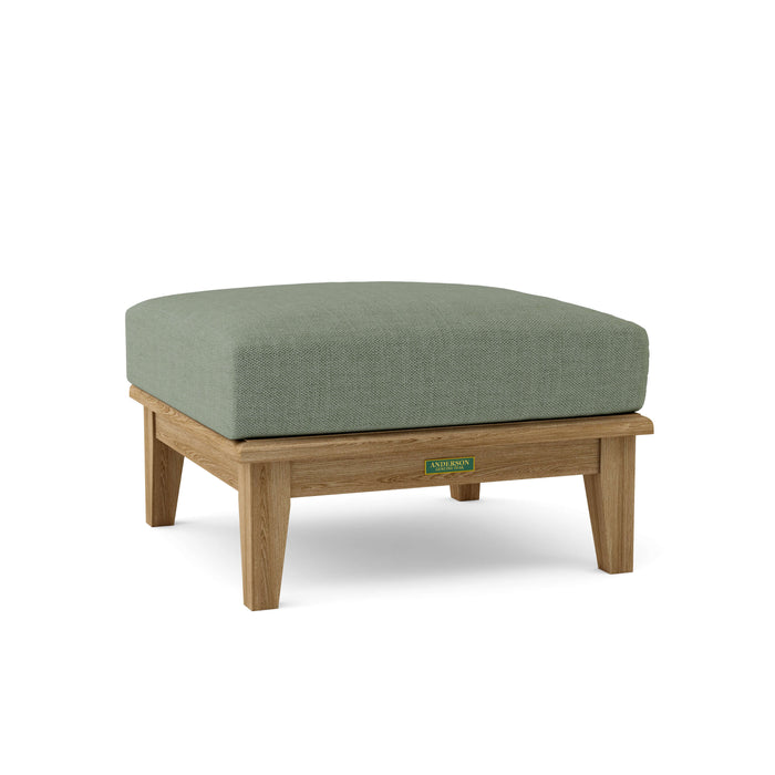 Anderson Teak Ottoman Sage Anderson Teak Brianna Outdoor Wood Deep Seating Ottoman