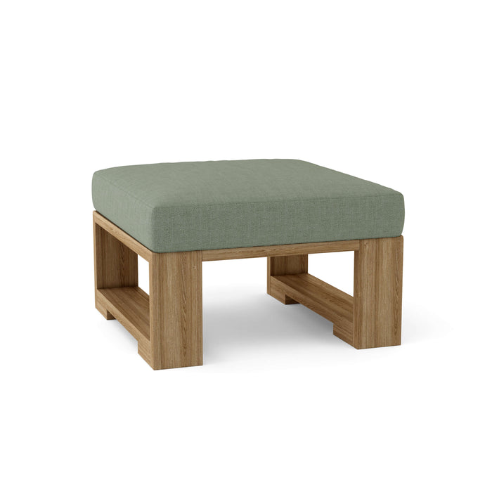 Anderson Teak Ottoman Sage Anderson Teak Capistrano Outdoor Wood Deep Seating Ottoman