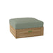 Anderson Teak Ottoman Sage Anderson Teak Copacabana Outdoor Wood Ottoman