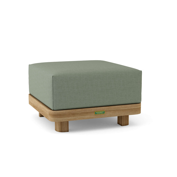 Anderson Teak Ottoman Sage Anderson Teak Granada Outdoor Wood Ottoman