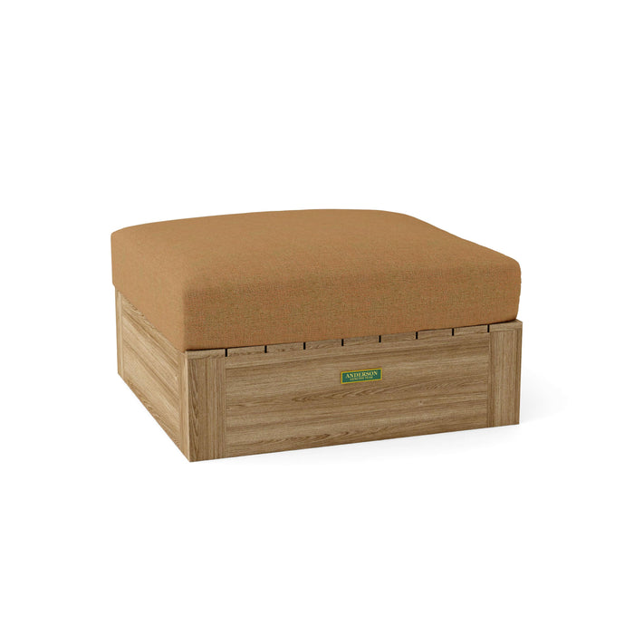 Anderson Teak Ottoman Teak Anderson Teak Copacabana Outdoor Wood Ottoman