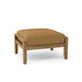 Anderson Teak Ottoman Teak Anderson Teak Natsepa Honey Golden Brown  Outdoor Wood Ottoman