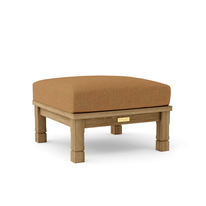 Anderson Teak Ottoman Teak Anderson Teak SouthBay Outdoor Wood Deep Seating Ottoman