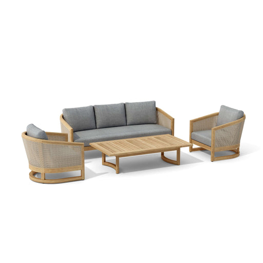 Anderson Teak Outdoor Set Anderson Teak 4-Pc Catania Deep Seating Outdoor Patio Set