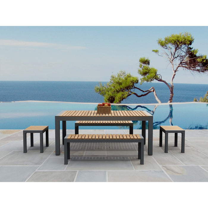 Anderson Teak Outdoor Set Anderson Teak 5pc Seville Rectangular Dining Set