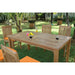 Anderson Teak Outdoor Set Anderson Teak 63″ Rectangular Dining Table and Dining Chair Set