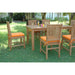 Anderson Teak Outdoor Set Anderson Teak 63″ Rectangular Dining Table and Dining Chair Set