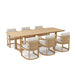 Anderson Teak Outdoor Set Anderson Teak Junus Dining Armchair and Dining Table Outdoor Set