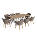 Anderson Teak Outdoor Set Anderson Teak Rectangular Dining Table and Padua Dining Chair Set