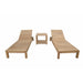 Anderson Teak Outdoor Set Anderson Teak SouthBay Outdoor Wood Sun Lounger Set