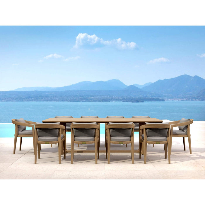 Anderson Teak Outdoor Set Anderson Teak Toscana Dining Table and Dining Chair Outdoor Set